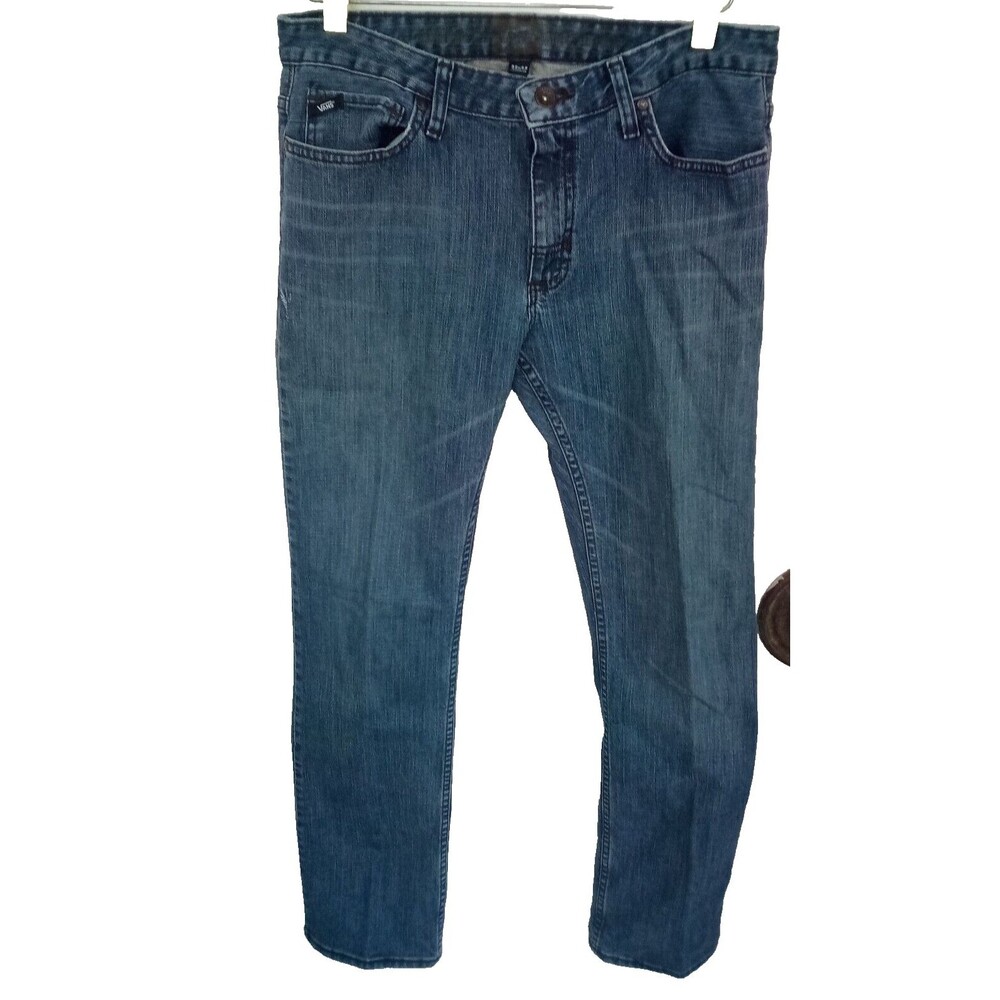 Vans Jeans Men's 32X32 Regular Fit Skater Straight Leg Medium Wash Blue Denim